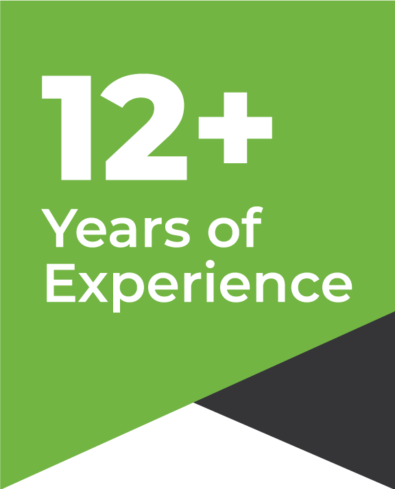 12 plus years of experience