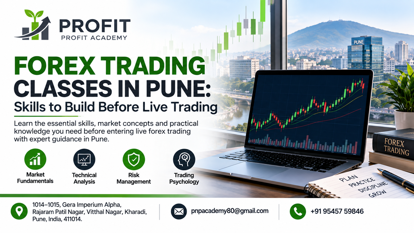 Forex trading classes in Pune for practical learning